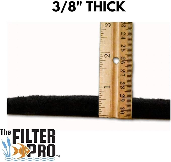 Carbon Fine Filter Media, 3/8" Thick, Ponds or Water Gardens, Made in USA - Image 3