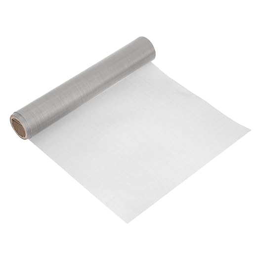 uxcell 120 Mesh 79" x 12" Woven Wire Mesh, 304 Stainless Steel Air Vent Filter by uxcell