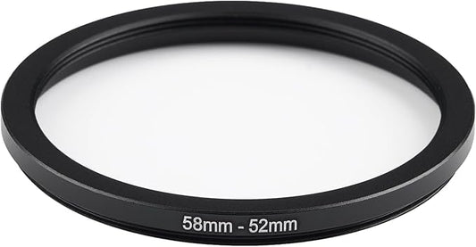 58mm Lens to 52mm Camera Lens Adapter 58mm to 52mm Step Down Ring Adapter Ring - Image 2