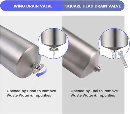 Amwater NSF/ANSI 42 Certification 304 Stainless Steel Filter Housing - Image 3