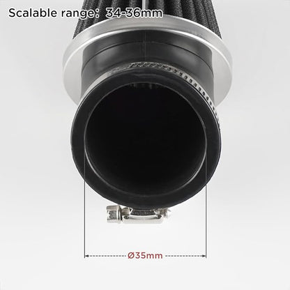 Evermotor Mini Engine Air Filter, 34mm 35mm 36mm Air Filter Replacement Cleaner - Image 2