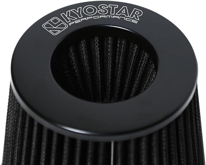 KYOSTAR Universal 3" High-Flow Air Filter, Reusable Cone Cold Air Intake - Image 8