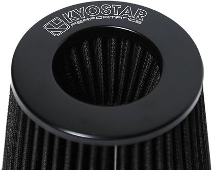 KYOSTAR Universal 3" High-Flow Air Filter, Reusable Cone Cold Air Intake - Image 8