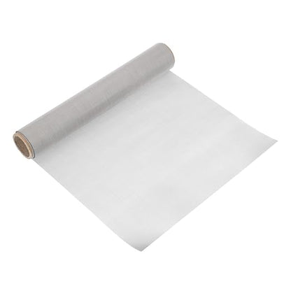 uxcell 300 Mesh 118" x 12" Woven Wire Mesh, 304 Stainless Steel Air Vent Filter by uxcell