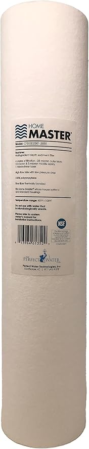 Home Master CFDGD2501-20BB Replacement Whole House Sediment Filter, 4-layers 25 by HomeMaster