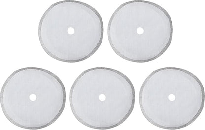 304 Stainless Steel Coffee Filter Mesh Set of 5, 80 Mesh UltraFine Filter - Image 6