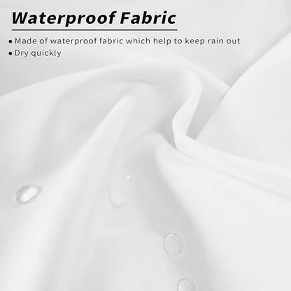 Turquoise Airplane Waterproof Outdoor Curtains - Image 7