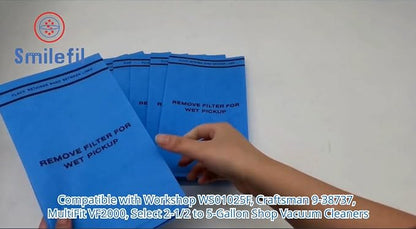 Smilefil 18 Pack Wet Dry Vacuum Filter Bags Compatible - Image 7