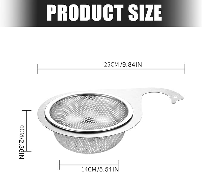 Stainless Steel Sink Faucet Hanging Organizers Strainer Basket - Image 7