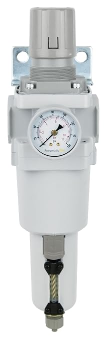 PneumaticPlus SAW600-N10BG-MEP Compressed Air Filter Regulator Piggyback Combo - Image 2