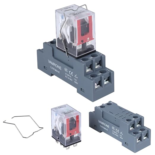 Electromagnetic Power Relay, 8-Pin 10 AMP 12V AC Relay Coil - Image 2