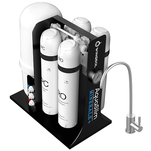 WINGSOL Integrated Reverse Osmosis Water Filter, NSF/ANSI 42/53/58, 10-Stage by WINGSOL