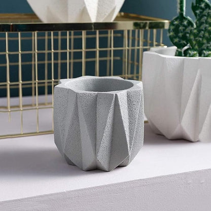 Outdoor Succulent Plantpot Cactus Plant Container Cement Flowerpot Container - Image 4