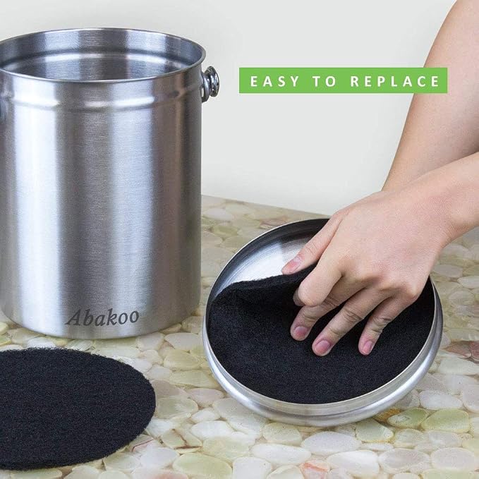 Abakoo Compost Bin Filters, 12 Pack, Activated Carbon Filters - Image 6