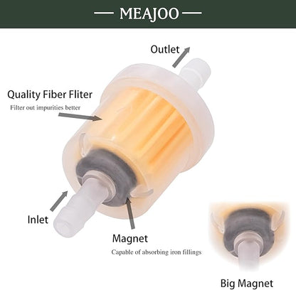 10PCS 1/4 Inch Gas Inline Fuel Filters, - Image 3