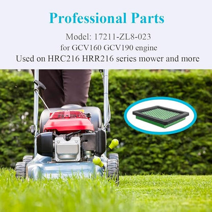 HOODELL 5 Pack 17211-zl8-023 Air Filter, Compatible - Image 3