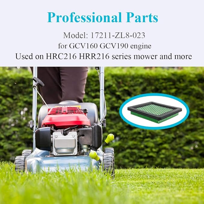 HOODELL 2 Pack 17211-zl8-023 Air Filter, Compatible - Image 3