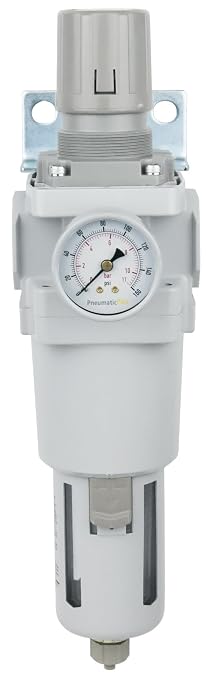 PneumaticPlus SAW600-N06BG Compressed Air Filter Regulator Piggyback Combo 3/4" - Image 2