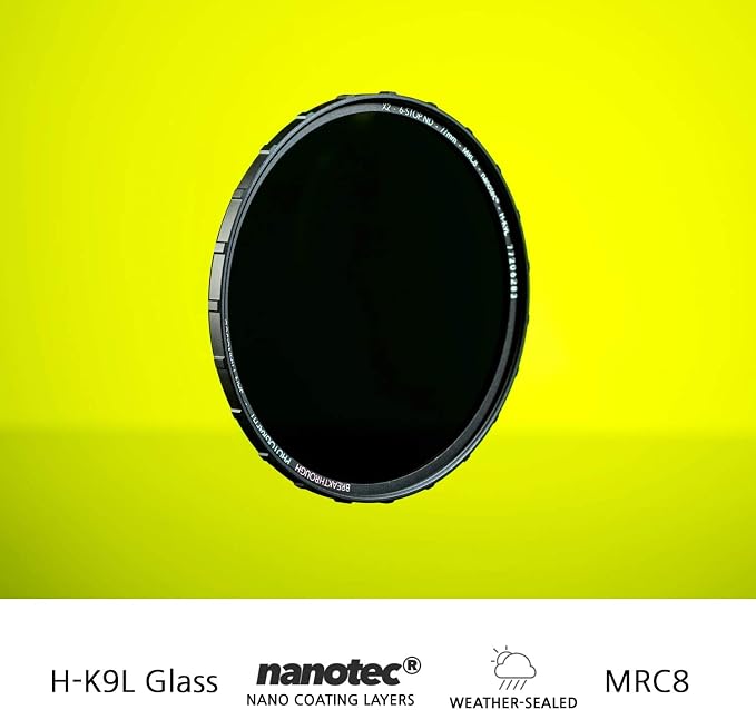 Breakthrough Photography 72mm X2 10-Stop Fixed ND Filter - Image 3