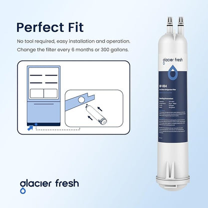 GLACIER FRESH EDR3RXD1 Refrigerator Water Filter, Compatible - Image 5