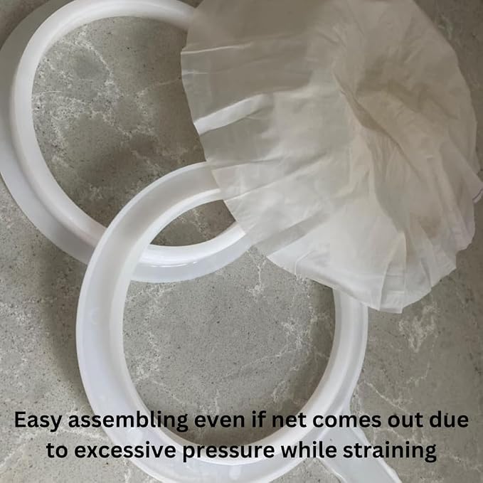 Kitchen Ultra-Fine Nylon Mesh Strainer I Filter Spoon Sieve - Image 3