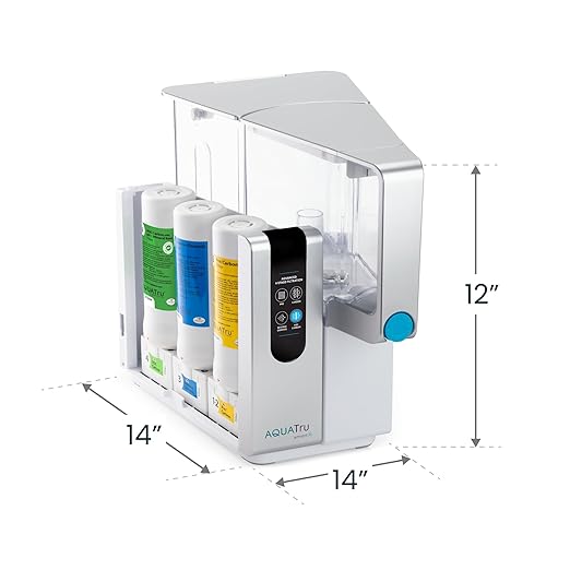 AquaTru Classic Countertop Water Purifier | Certified 4-Stage Reverse Osmosis - Image 3