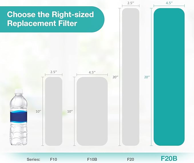 SimPure 20 x 4.5 Inch 5 Micron String Wound Sediment Water Filter Cartridge - Image 2