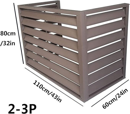 Pool pump covers for outside units, outdoor garbage can enclosures, aluminum - Image 2