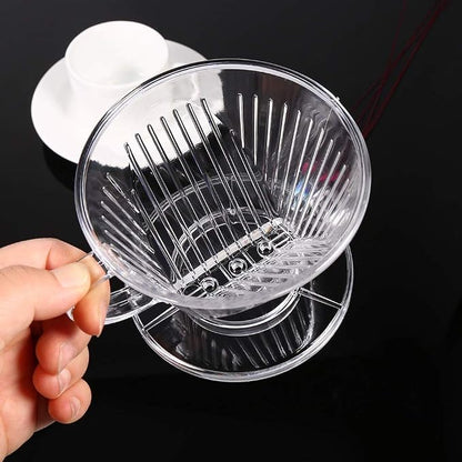 Transparent Reusable Coffee Filters Cone Shaped Portable Coffee Dripper Pure - Image 3