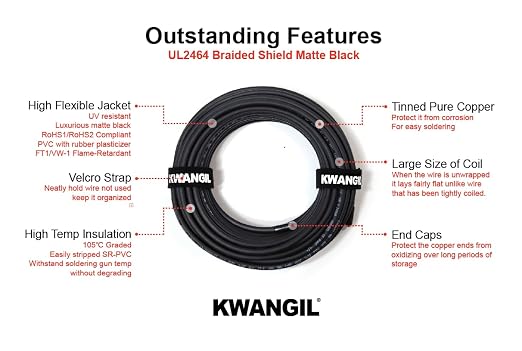 3C 22AWG AMSB Shielded Cable Wire - Image 3