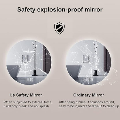 Led Mirror for Bathroom, Bathroom Mirrors for Vanity, Shatter-Proof, - Image 5