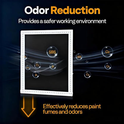 Paint Spray Booth Exhaust Filter Pad, Activated Carbon Ventilation Cotton - Image 2