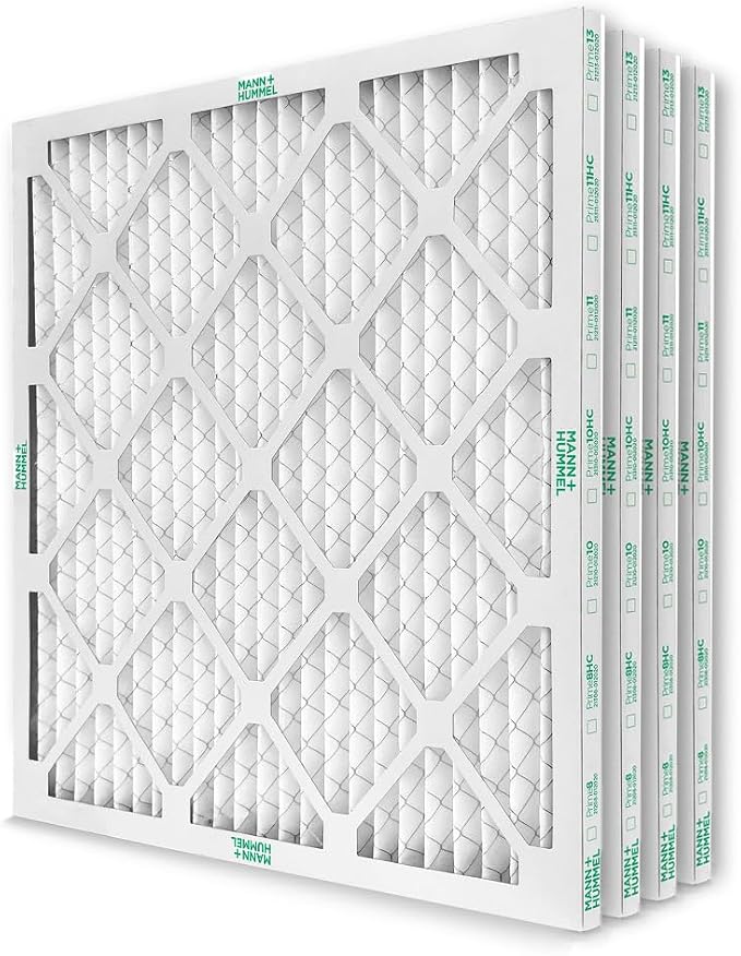 Mann+Hummel 20x22x1 MERV 8 Pleated HVAC AC Furnace Air Filters. 4 Pack. by MannHummel