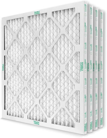 Mann+Hummel 20x20x1 MERV 8 Pleated HVAC AC Furnace Air Filters. 4 Pack. by MannHummel