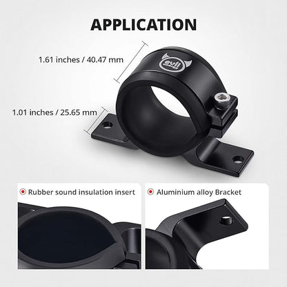 EVIL ENERGY 60MM Fuel Filter Mounting Bracket, Fuel Pump Clamp Holder 2PCS - Image 5