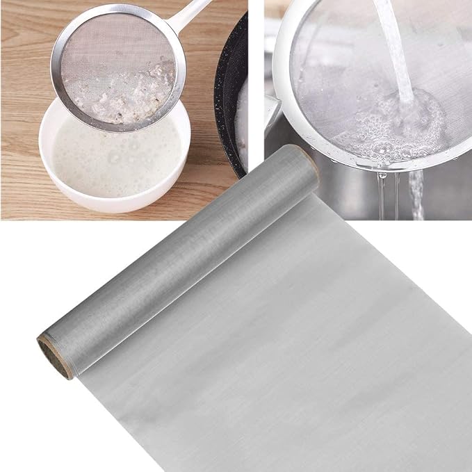 304 Stainless Steel Woven Wire Mesh, Stainless Steel Wire Mesh 100 Mesh Filter - Image 5