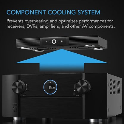 AC Infinity AIRCOM S6, Quiet Cooling Blower Fan System 12" Rear-Exhaust - Image 2