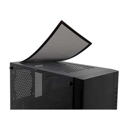140mm Fan Filter, HFEIX Computer Case Dustproof Magnetic Frame Mesh Black 2Pack - Image 3