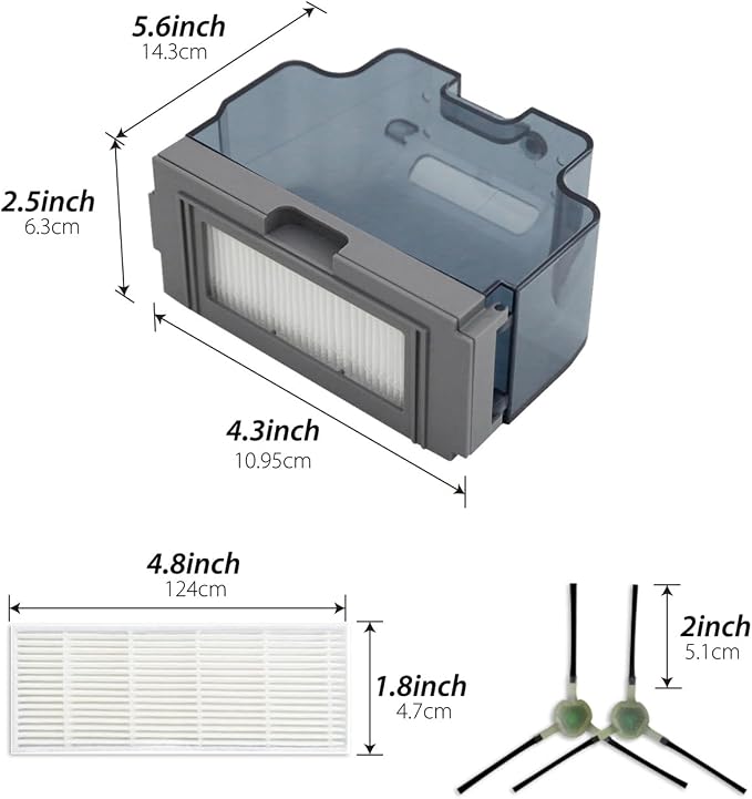 Usoway Robot Vacuum Replacements Parts Fit - Image 2