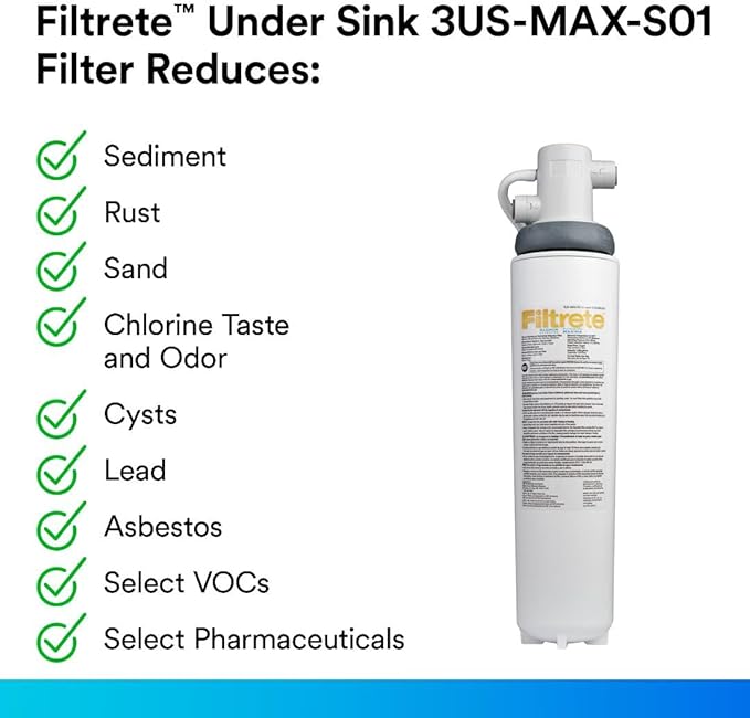 Filtrete Maximum Under Sink Water Filtration System 3US-MAX-S01 - Image 3