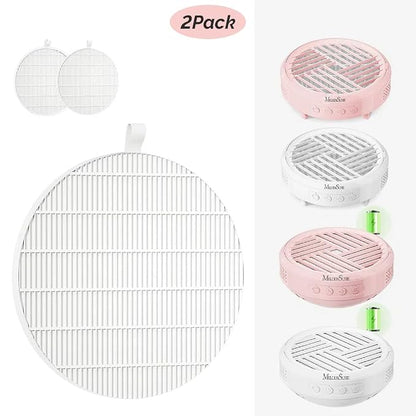 MelodySusie SProR Nail Dust Collector Replacement Filter, 2 Pack Reusable Dust - Image 2