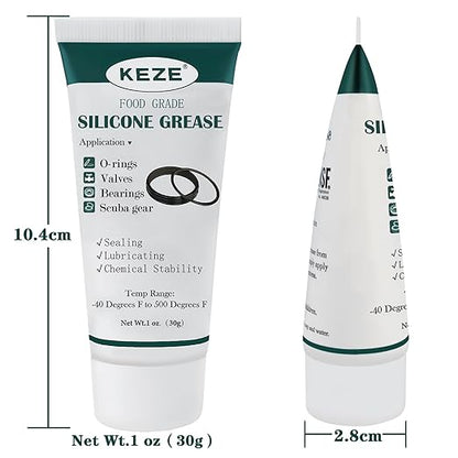 KEZE Silicone Grease Waterproof Food Grade Silicone Sealant Lubricant - Image 3