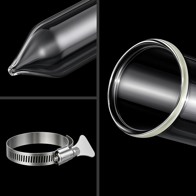 Chunful Glass Extractor Extraction Filter Tube 30" Long 50mm Diameter Thick and - Image 4