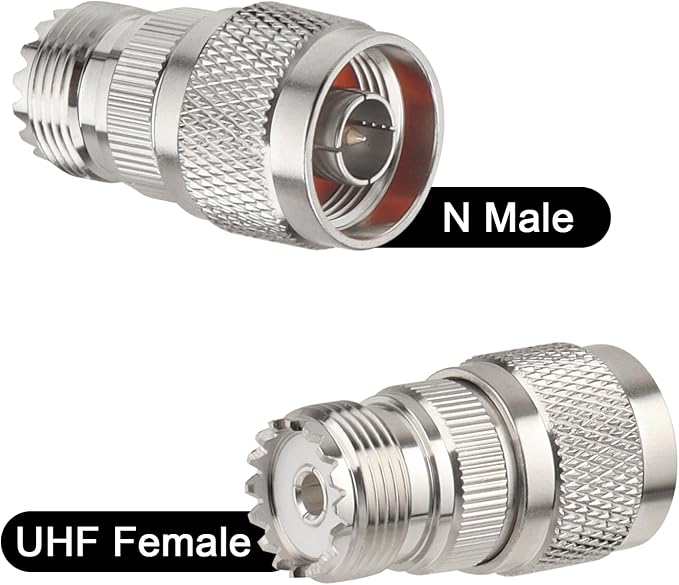 10 Pack N Male to UHF Female SO-239 Connector Adapter N Connector to PL-259 - Image 3
