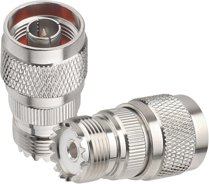 10 Pack N Male to UHF Female SO-239 Connector Adapter N Connector to PL-259 - Image 2