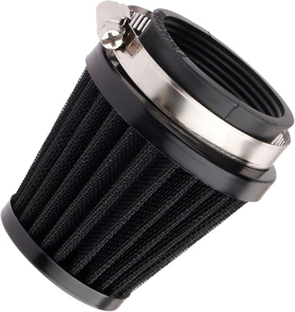 Mtsooning Universal Air Filter, 50mm Motorcycle Cone Intake Breather Cleaner by Mtsooning