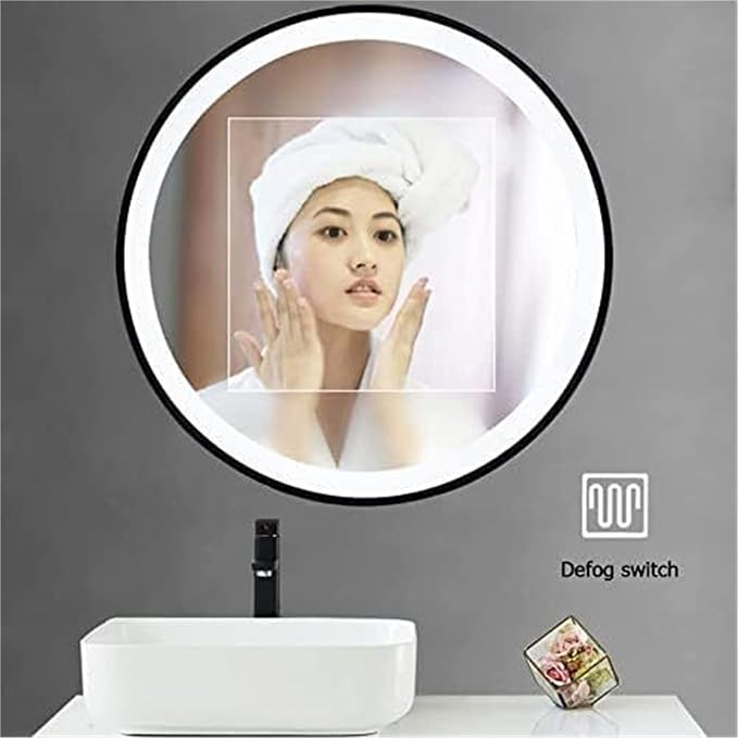 Bathroom Mirror, Round Illuminated LED - Image 3