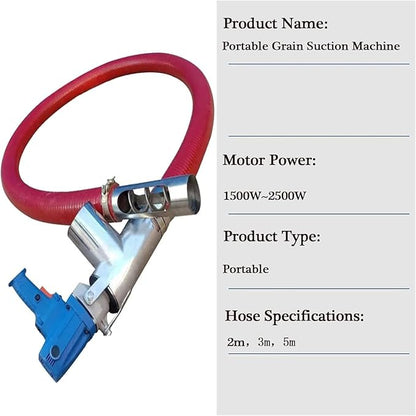Red Portable Grain Suction Pump - Image 7