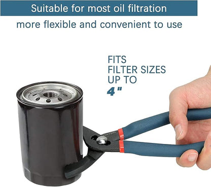 Oil Filter Wrench Set, Removal Tool, No Slipping - Image 3