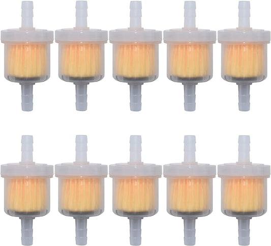 Universal 1/4 Inch Gas Inline Fuel Filters by SOCOMAN